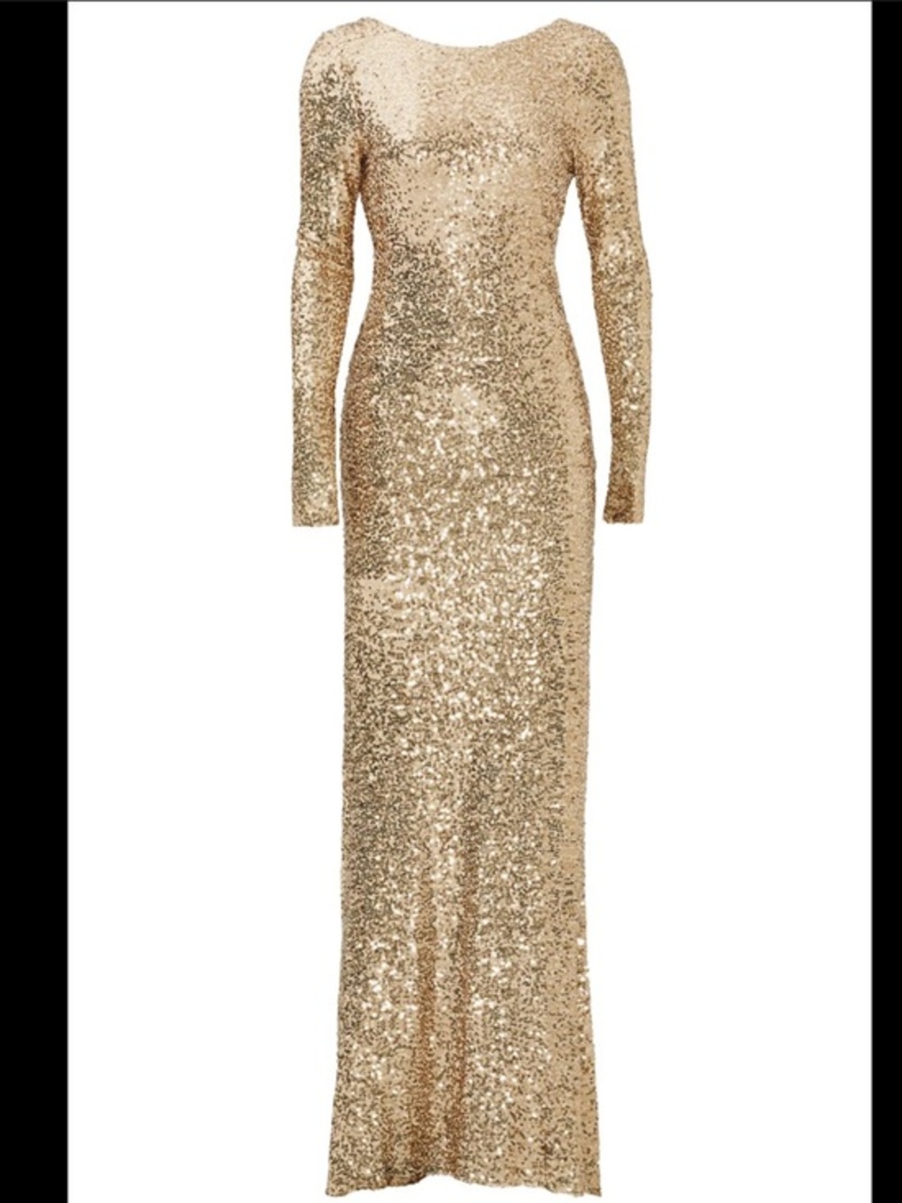 BADGLEY MISCHKA 
Gold Dara Gown
Size 12